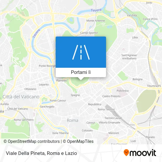 Mappa Viale Della Pineta