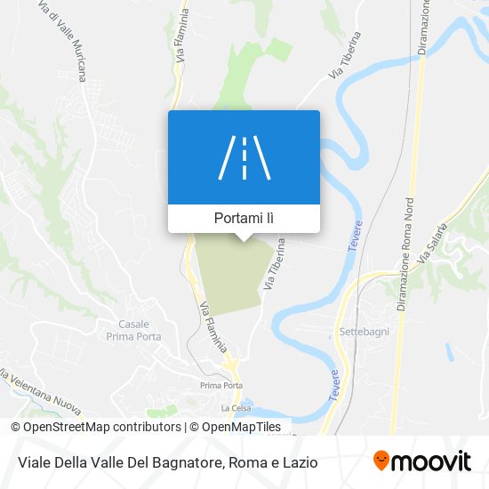 Mappa Viale Della Valle Del Bagnatore