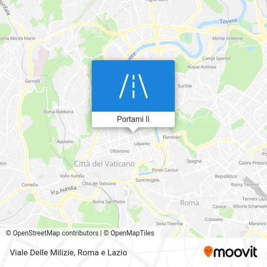 Mappa Viale Delle Milizie