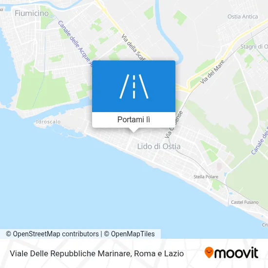 Mappa Viale Delle Repubbliche Marinare