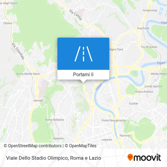 Mappa Viale Dello Stadio Olimpico