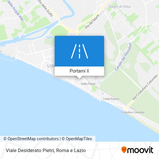 Mappa Viale Desiderato Pietri
