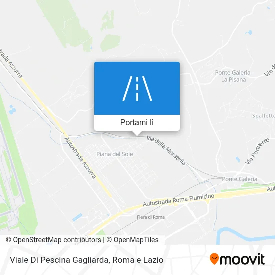 Mappa Viale Di Pescina Gagliarda