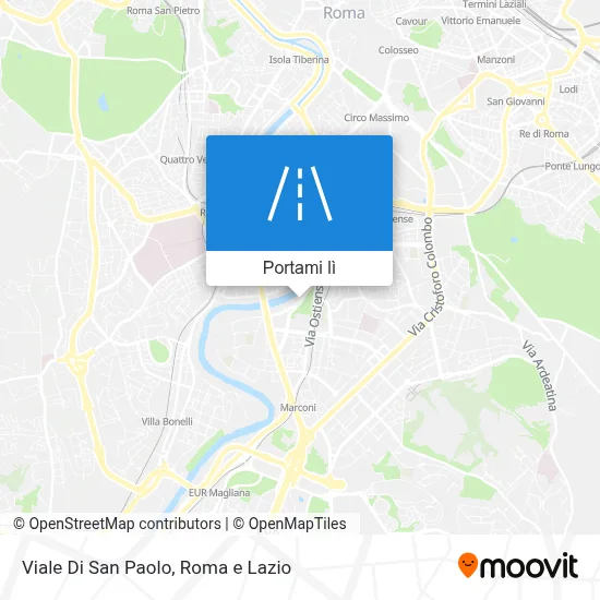 Mappa Viale Di San Paolo