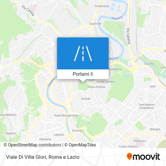 Mappa Viale Di Villa Glori