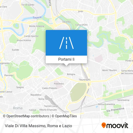 Mappa Viale Di Villa Massimo
