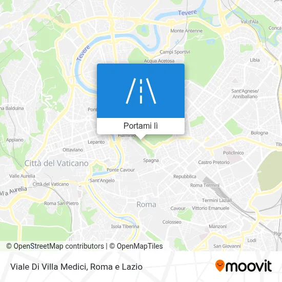 Mappa Viale Di Villa Medici