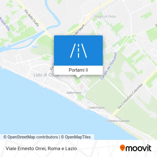 Mappa Viale Ernesto Orrei