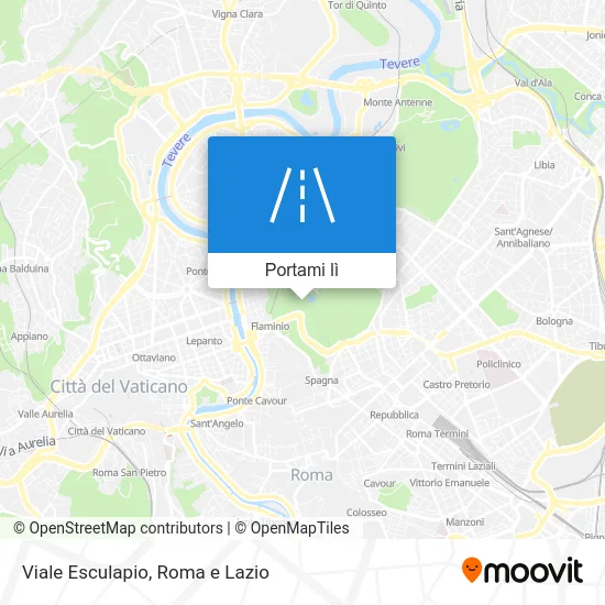 Mappa Viale Esculapio