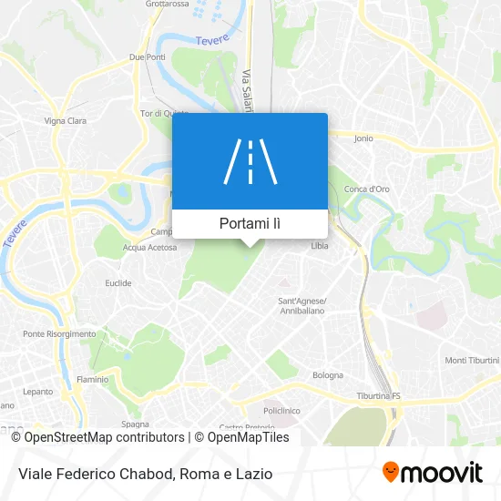 Mappa Viale Federico Chabod