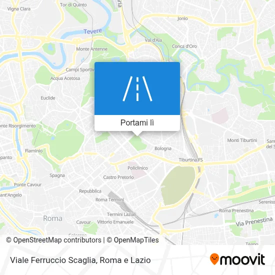 Mappa Viale Ferruccio Scaglia