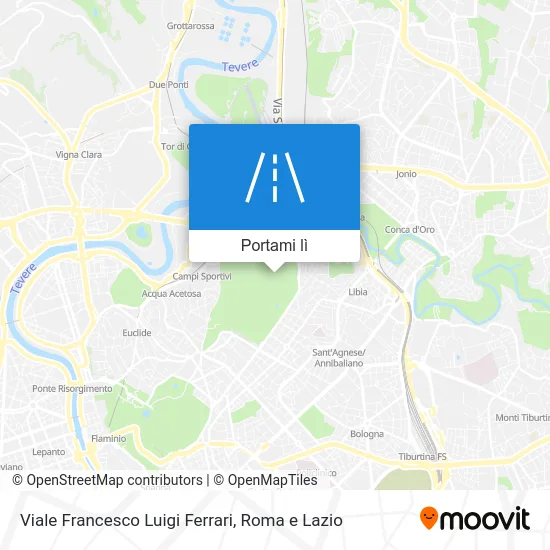 Mappa Viale Francesco Luigi Ferrari