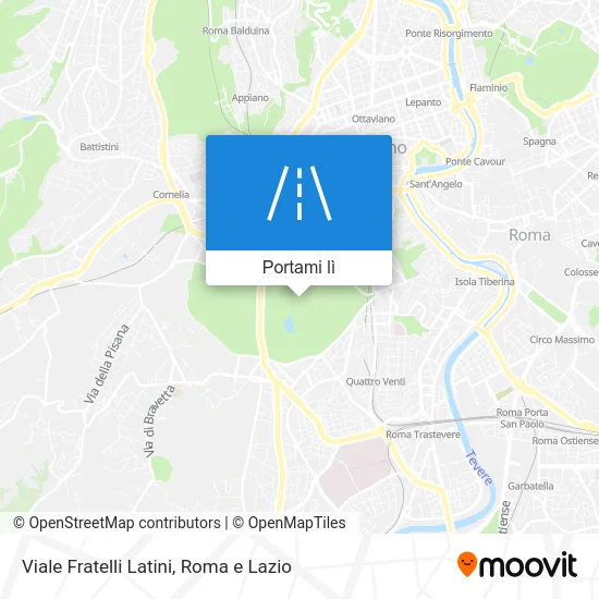 Mappa Viale Fratelli Latini