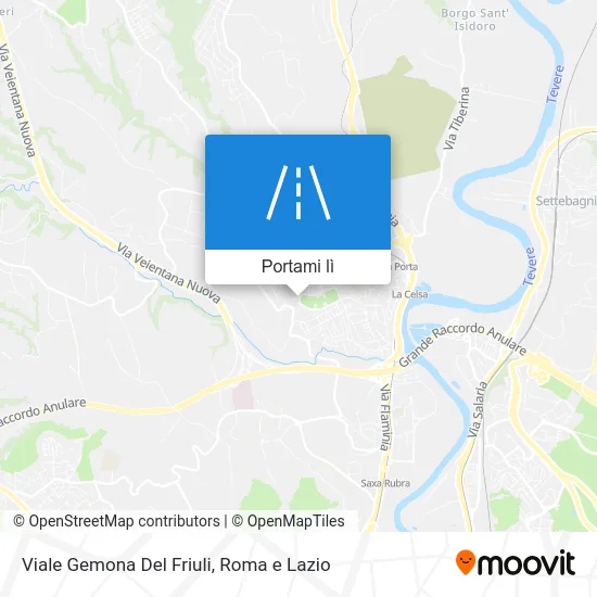 Mappa Viale Gemona Del Friuli