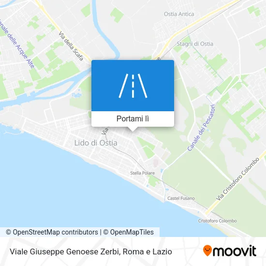 Mappa Viale Giuseppe Genoese Zerbi