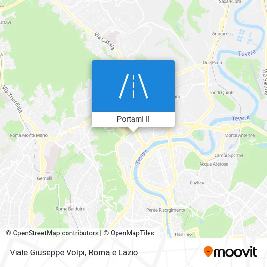 Mappa Viale Giuseppe Volpi