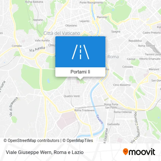 Mappa Viale Giuseppe Wern