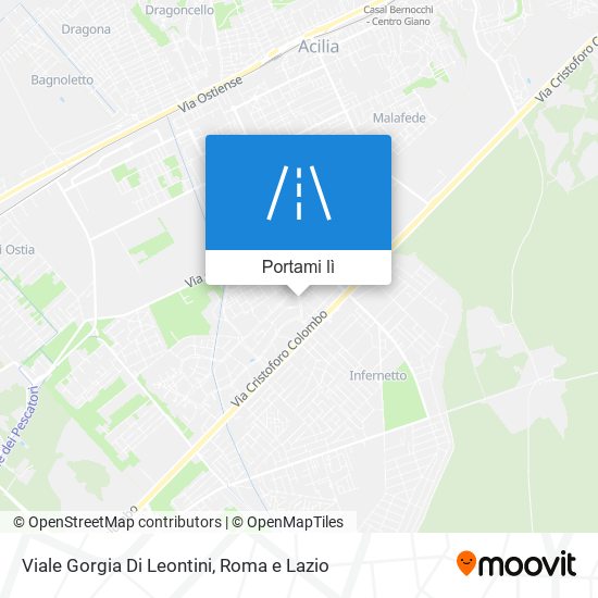 Mappa Viale Gorgia Di Leontini