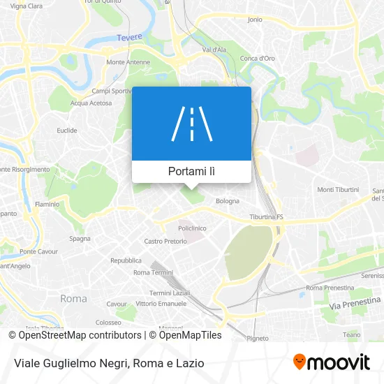 Mappa Viale Guglielmo Negri