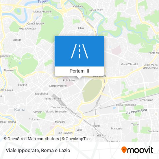 Mappa Viale Ippocrate