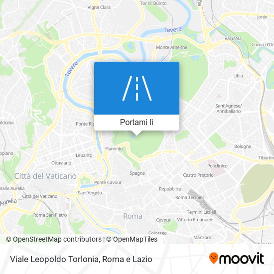 Mappa Viale Leopoldo Torlonia