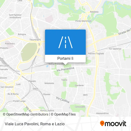 Mappa Viale Luca Pavolini
