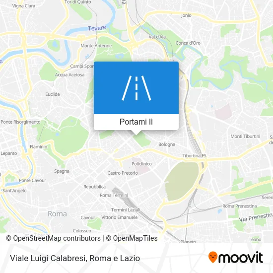 Mappa Viale Luigi Calabresi