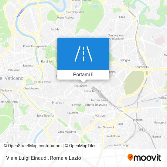 Mappa Viale Luigi Einaudi