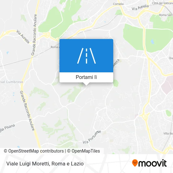 Mappa Viale Luigi Moretti