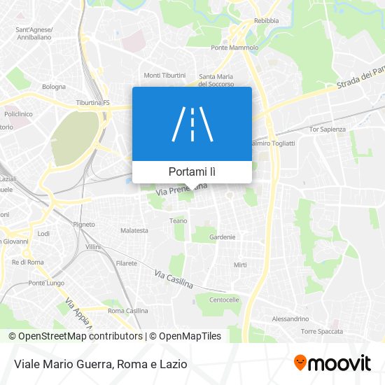 Mappa Viale Mario Guerra