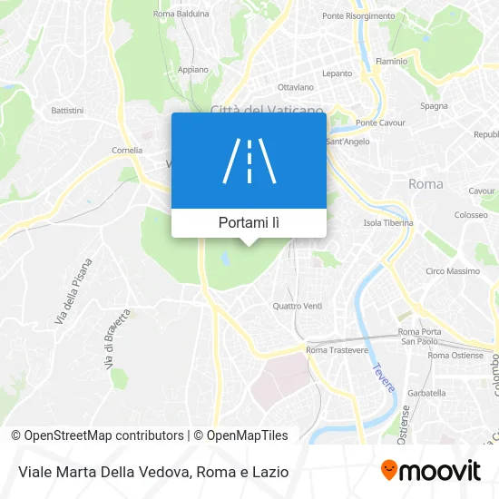 Mappa Viale Marta Della Vedova