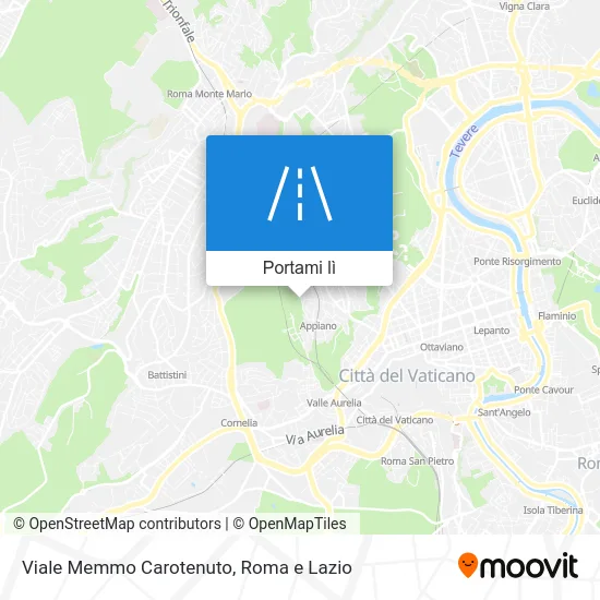 Mappa Viale Memmo Carotenuto