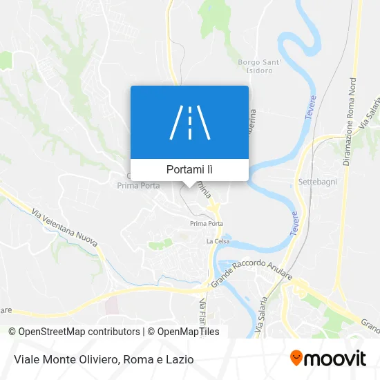 Mappa Viale Monte Oliviero