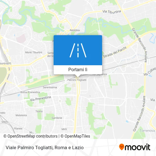 Mappa Viale Palmiro Togliatti
