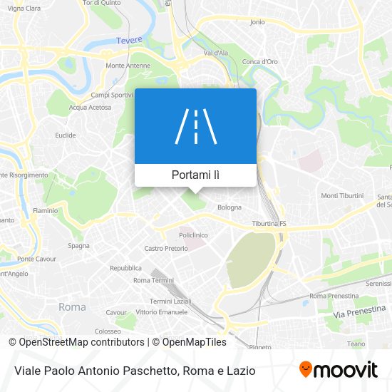 Mappa Viale Paolo Antonio Paschetto