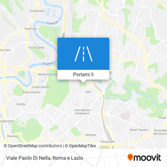 Mappa Viale Paolo Di Nella