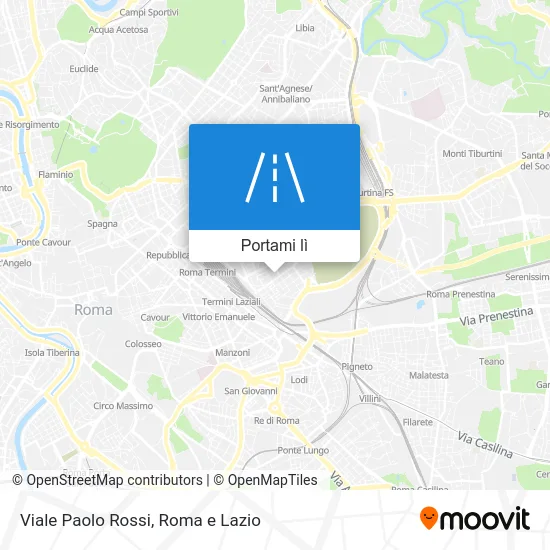 Mappa Viale Paolo Rossi
