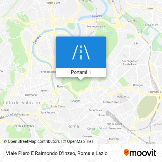 Mappa Viale Piero E Raimondo D'Inzeo