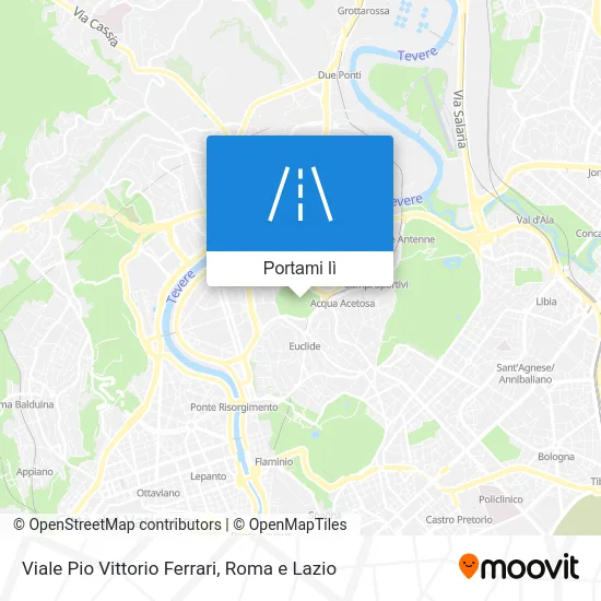 Mappa Viale Pio Vittorio Ferrari