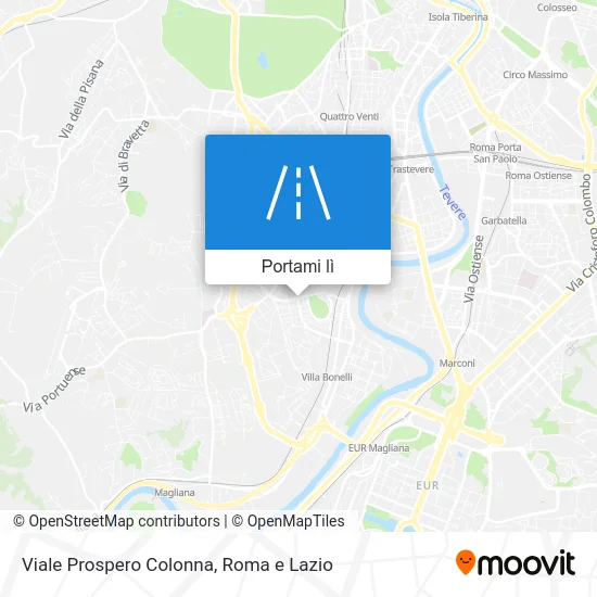 Mappa Viale Prospero Colonna