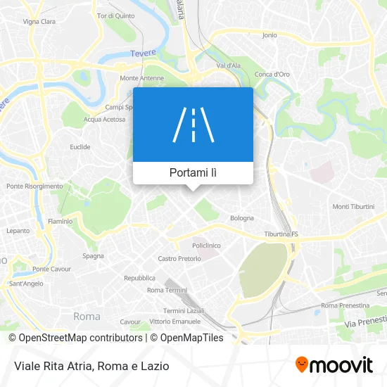 Mappa Viale Rita Atria