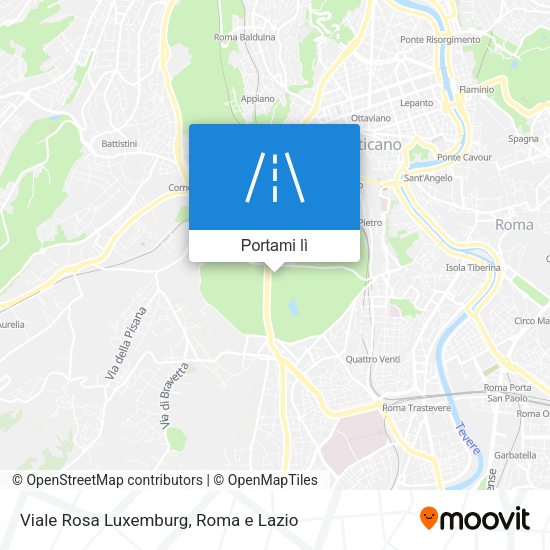 Mappa Viale Rosa Luxemburg