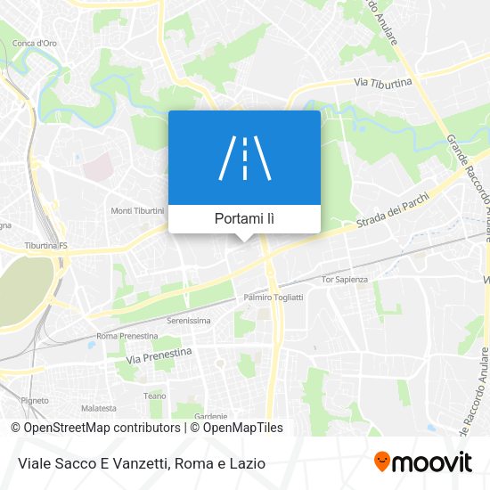 Mappa Viale Sacco E Vanzetti