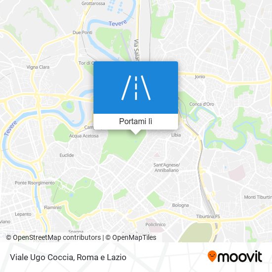 Mappa Viale Ugo Coccia