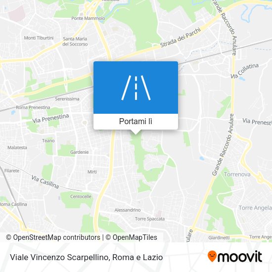 Mappa Viale Vincenzo Scarpellino