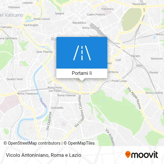 Mappa Vicolo Antoniniano