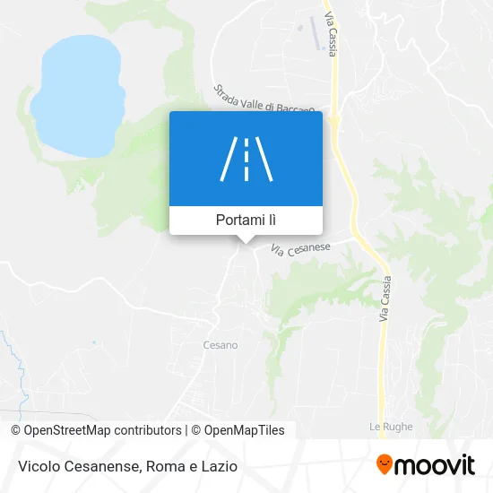 Mappa Vicolo Cesanense