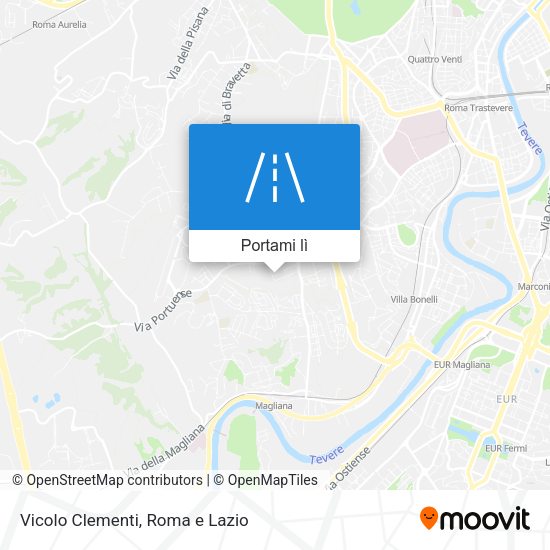 Mappa Vicolo Clementi