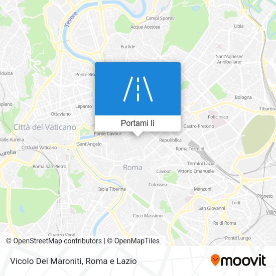 Mappa Vicolo Dei Maroniti