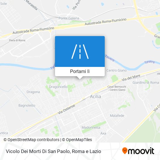 Mappa Vicolo Dei Morti Di San Paolo